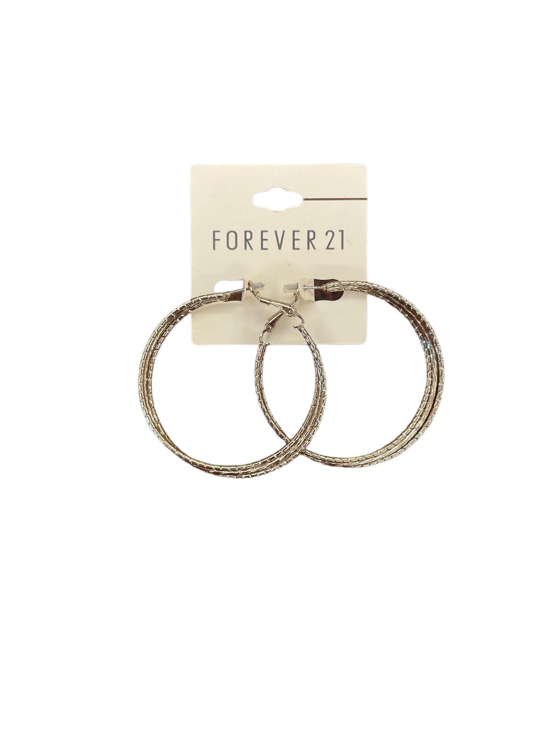 Forever_21_Dual-Hoops Earrings