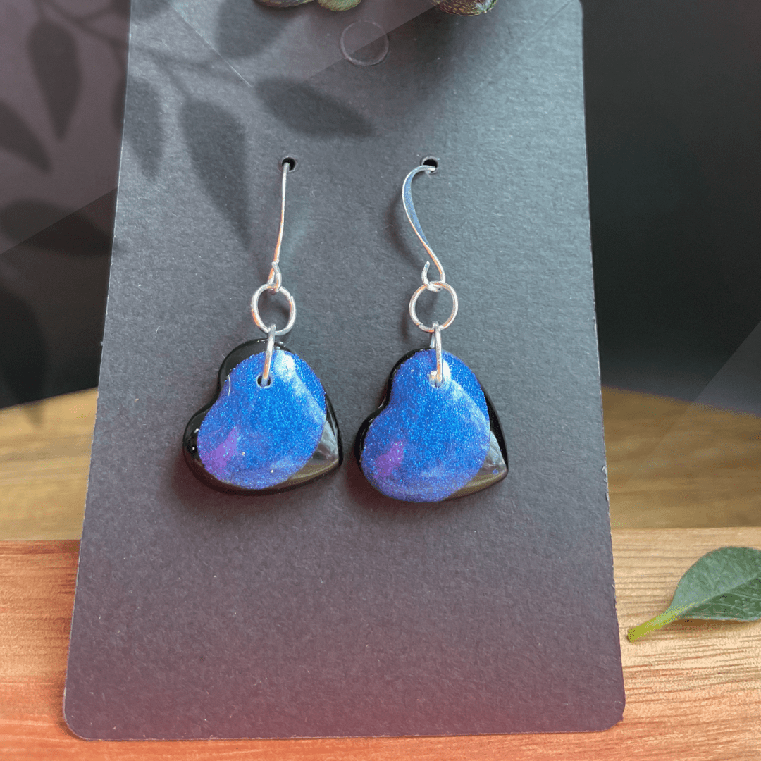 Resin unique earrings