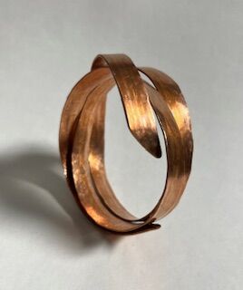 Drawing With Copper Cuff