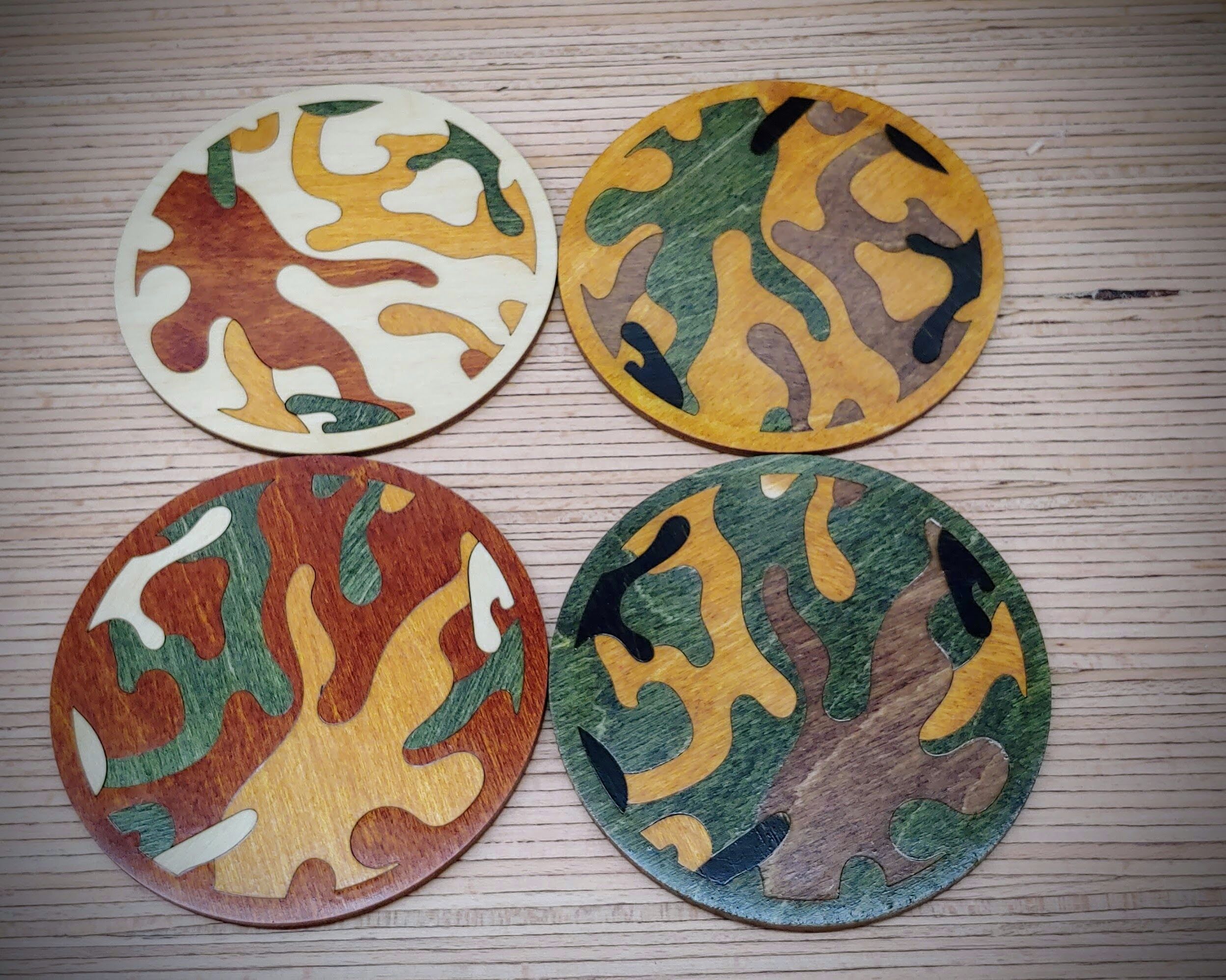 Coasters Camo