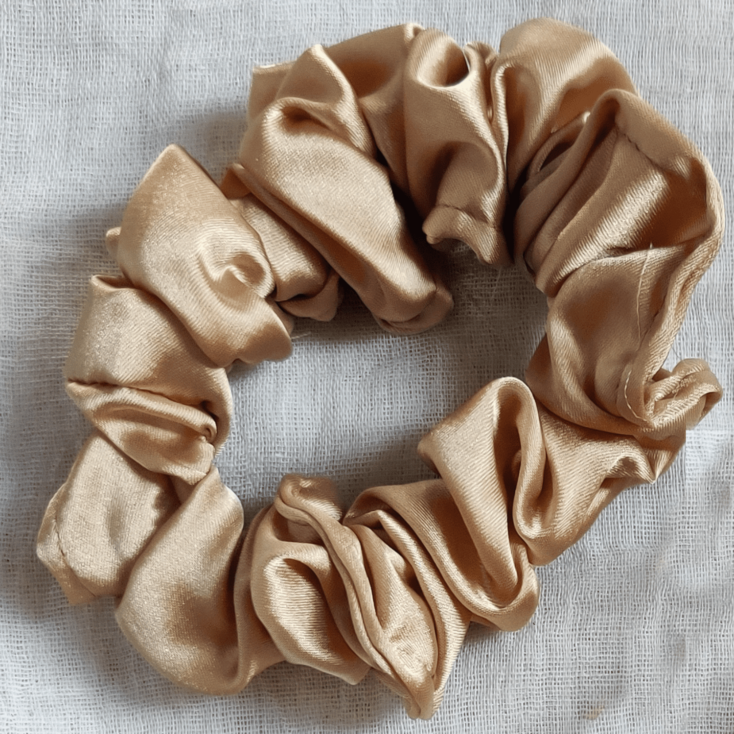 Satin Scrunchie Mocha