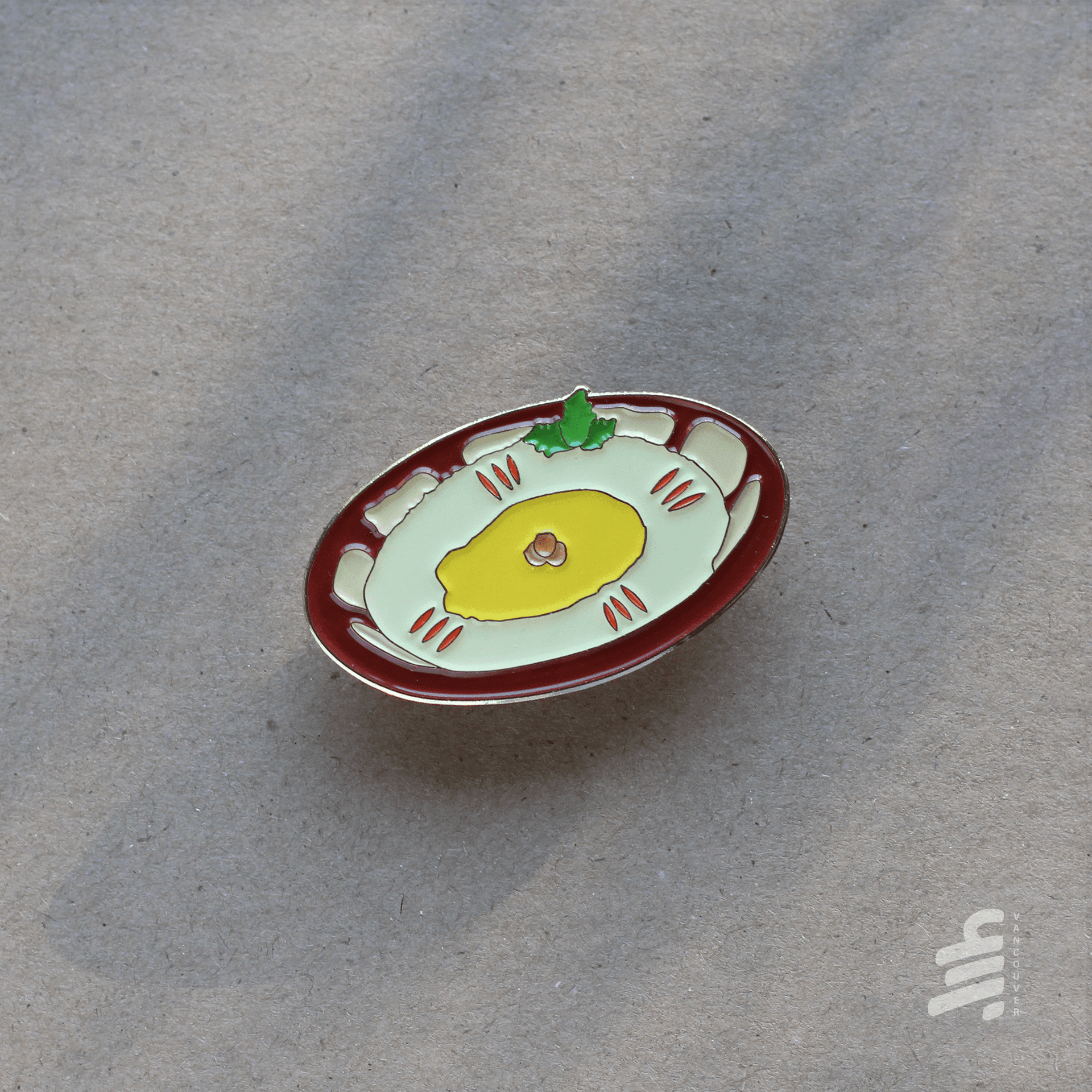 Hummus Plate Enamel Pin